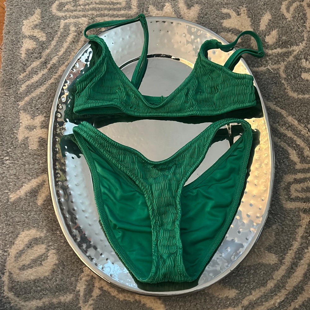 Green Triangl bathing suit!!